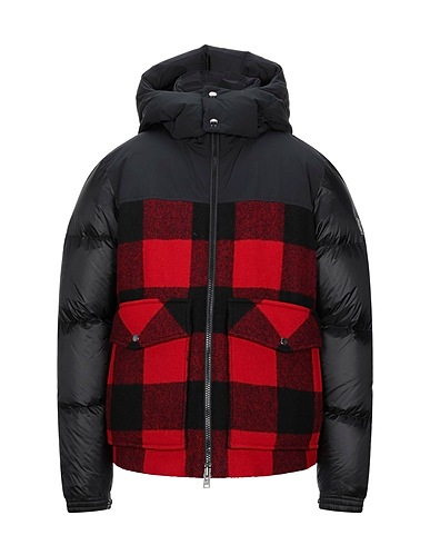 WOOLRICH Steppjacke Schwarz 100% Wolle, Polyester, Polyamid