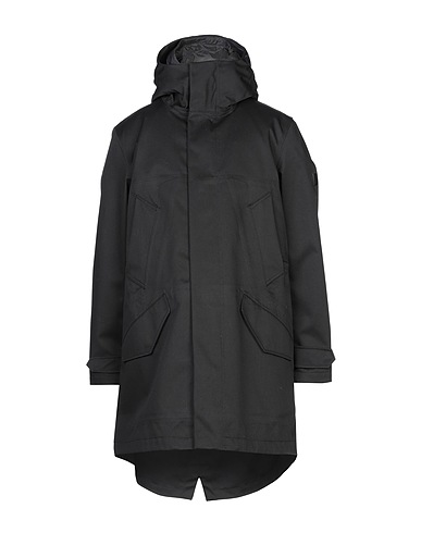 WOOLRICH Shell jacket Black 65% Polyester, 35% Cotton