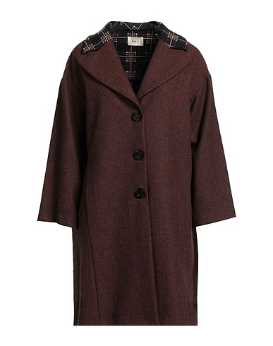 TOY G. Cappotto Cammello 90% Poliestere, 7% Lana, 3% Altre Fibre