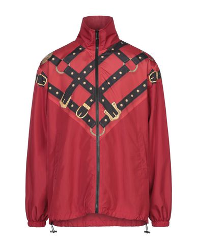 Versace Sportjacke Mit Harness-print In Red