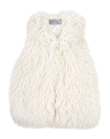 ERMANNO SCERVINO JUNIOR Teddy Coat White 100% Modacrylic