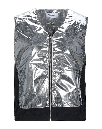 AMBUSH Shell  jacket Silver 100% Cotton, Polyester