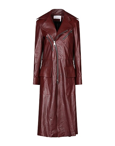 CHLOÉ Coat Chocolate brown 100% Lambskin