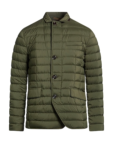 MOORER Shell  jacket Dark green 95% Polyamide, 5% Polyurethane