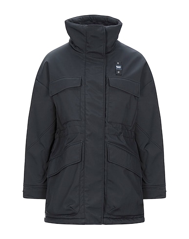 BLAUER. Jacket Black 100% Polyester, Cotton, Polyamide