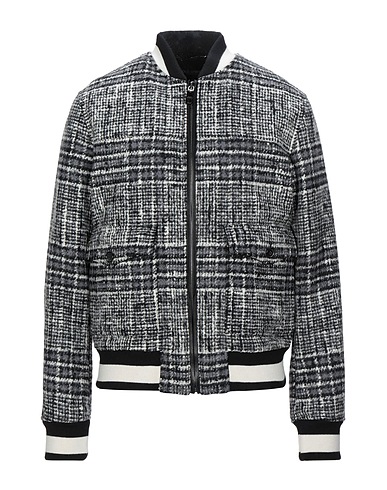 DOLCE&GABBANA Bomber Grey 52% Wool, 36% Alpaca wool, 12% Polyamide, Virgin Wool, Silk