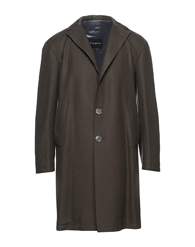 FRANKIE MORELLO Coat Military green 70% Virgin Wool, 20% Acrylic, 10% Cashmere