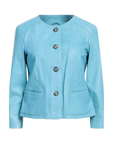 MONO Jacket Pastel blue Leather