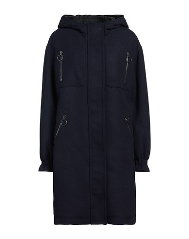 ELEVENTY Coat Navy blue 39% Polyamide, 31% Viscose, 30% Wool