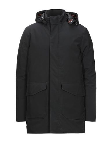 CIESSE PIUMINI Shell jacket Black 94% Polyester, 6% Elastane