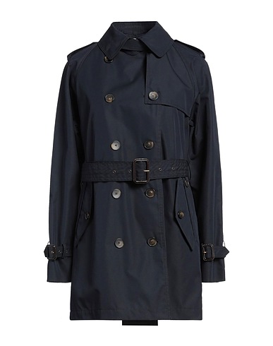 L'IMPERMEABILE Double breasted pea coat Midnight blue 67% Cotton, 33% Polyamide