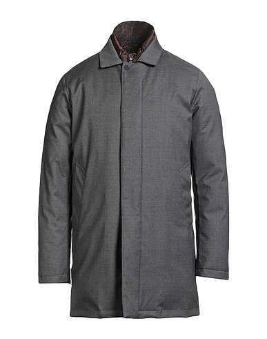 PEOPLE OF SHIBUYA Coat Grey 100% Virgin Wool