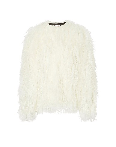 HOUSE OF FLUFF Teddy Coat Ivory 79% Modacrylic, 17% Polyester, 4% Acrylic