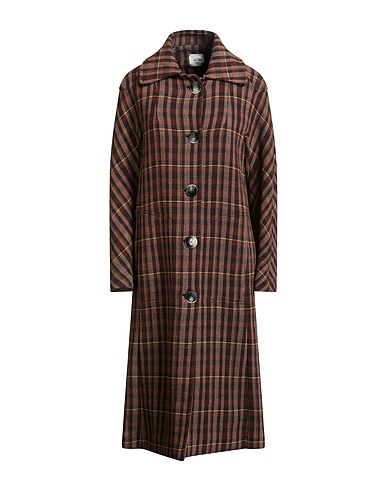 ALYSI Coat Brown 36% Polyamide, 34% Virgin Wool, 30% Viscose
