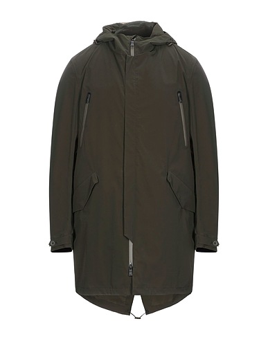 HERNO Full-length jacket Military green 100% Cotton, Polyester