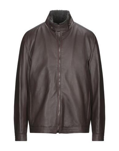 Latini Finest Leather Jackets In Cocoa