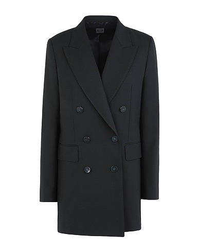 8 by YOOX Blazer Black 55% Polyester, 43% Wool, 2% Elastane