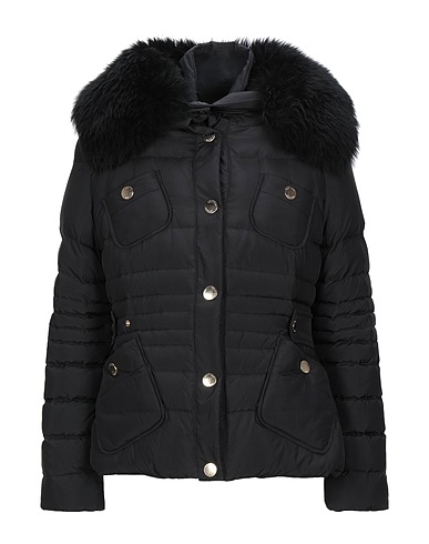 BOUTIQUE MOSCHINO Shell  jacket Black 100% Polyester, Shearling
