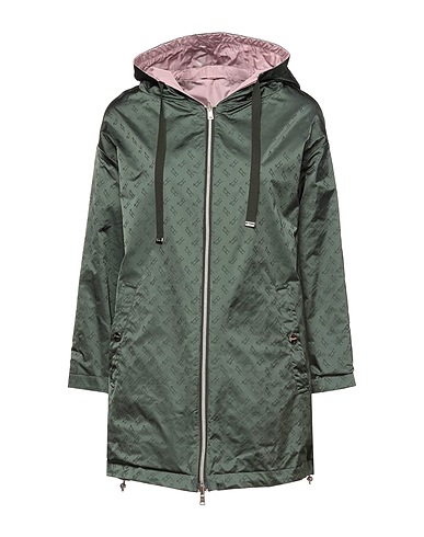 HERNO Full-length jacket Dark green 100% Polyamide, Polyester, Cotton, Acetate