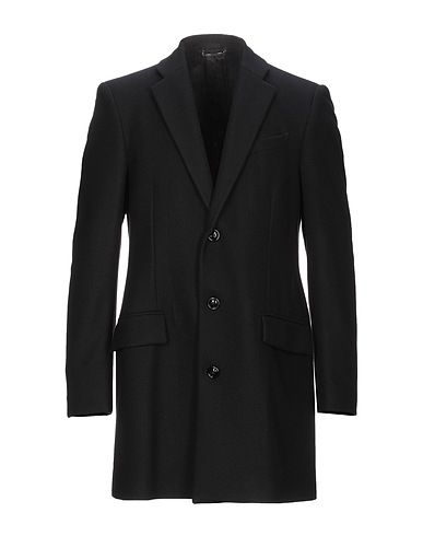 DOLCE&GABBANA Coat Black 80% Virgin Wool, 20% Nylon