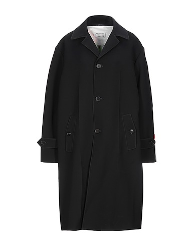 MAISON MARGIELA Full-length jacket Black 100% Polyester, Elastane