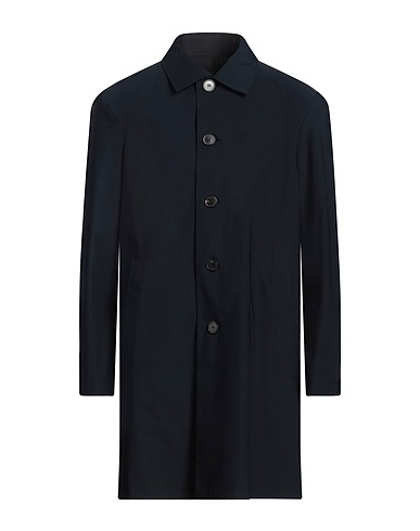 HARRIS WHARF LONDON Full-length jacket Midnight blue 100% Polyester