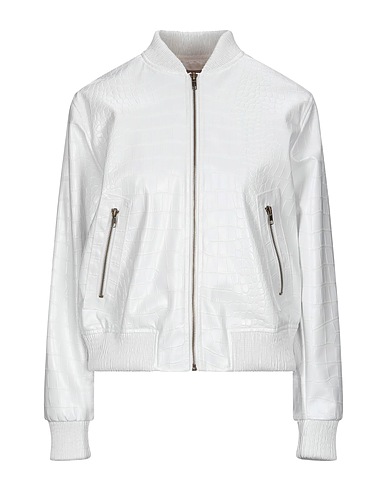 TWINSET Bomber White 100% Polyester