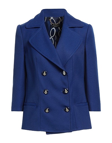 ELISABETTA FRANCHI Blazer Blue 89% Viscose, 11% Wool