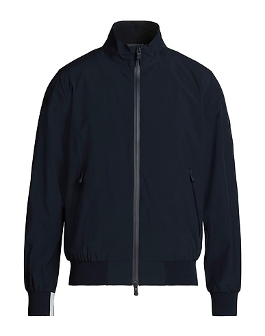 PEOPLE OF SHIBUYA Bomber Navy blue 91% Polyester, 9% Elastane