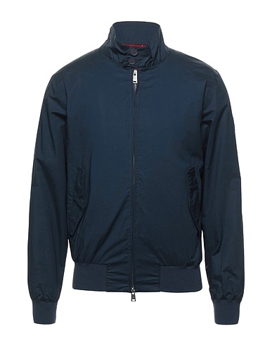 PEOPLE OF SHIBUYA Jacket Midnight blue 97% Cotton, 3% Elastane