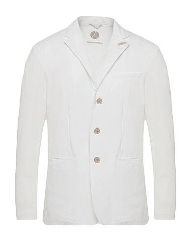 PEOPLE OF SHIBUYA Blazer Bianco 100% Poliestere