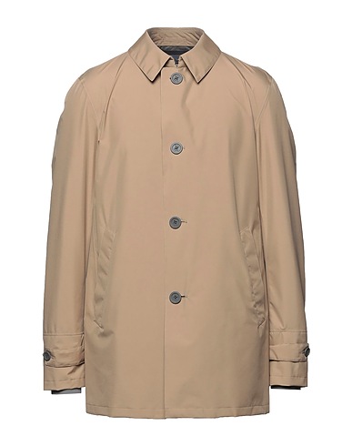 HERNO Soprabito Cammello 100% Poliestere, Poliammide, Elastan