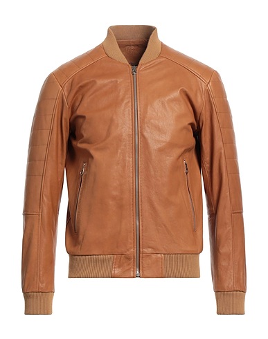 MASTERPELLE Bomber Camel Leather