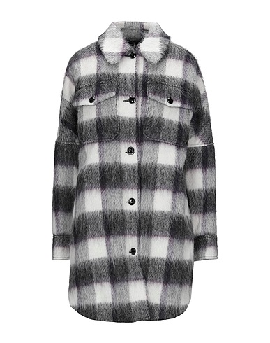 WOOLRICH Coat Black 50% Wool, 28% Polyamide, 12% Mohair wool, 10% Alpaca wool