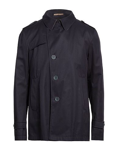 HERNO Jacket RAIN COLLECTION Midnight blue 100% Cotton, Polyester