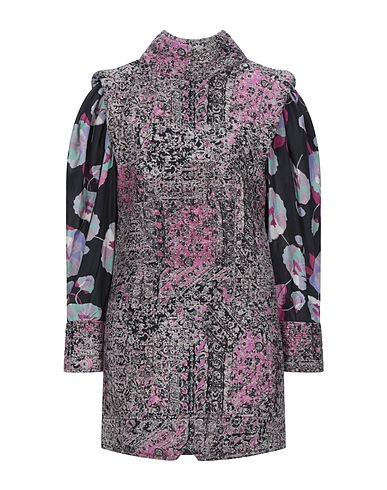 ISABEL MARANT Blazer dress Purple 85% Cotton, 15% Linen, Silk
