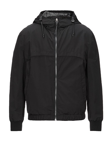 FERRAGAMO Jacket Black 58% Polyester, 42% Cotton