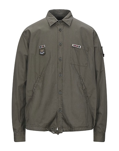 HERNO Jacket Military green 100% Cotton