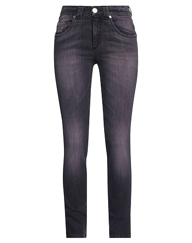 MARANI JEANS Denim trousers Purple 98% Cotton, 2% Elastane