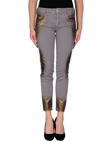 CYCLE Denim trousers Grey 98% Cotton, 2% Elastane