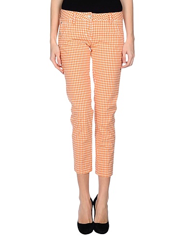 JACOB COHЁN Casual trouser Orange 98% Cotton, 2% Lycra