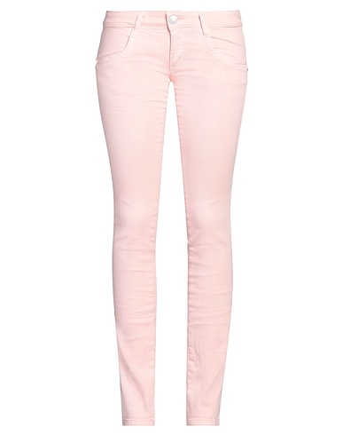 KOCCA Denim trousers Light pink 98% Cotton, 2% Lycra®