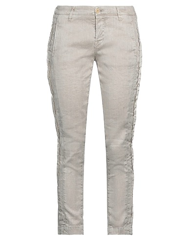 TRUE NYC® Denim trousers Khaki 63% Linen, 35% Cotton, 2% Elastane