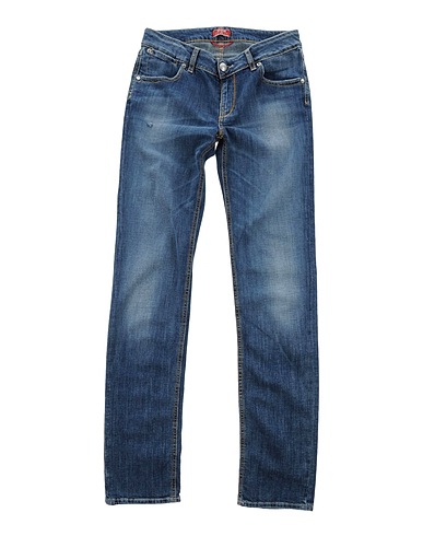 RA-RE Denim trousers Blue 98% Cotton, 2% Elastane