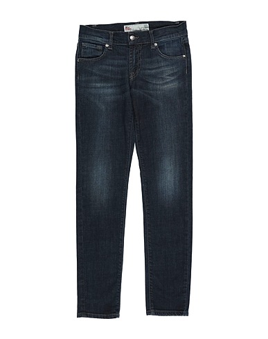 ROŸ ROGER'S Denim pants Blue 98% Cotton, 2% Elastane