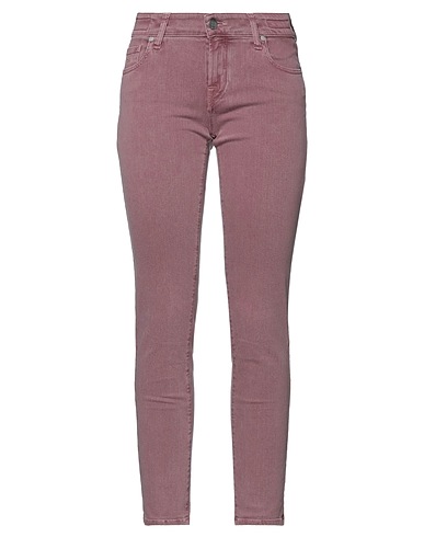 JACOB COHЁN Denim trousers Antique rose 92% Cotton, 6% Polyester, 2% Elastane