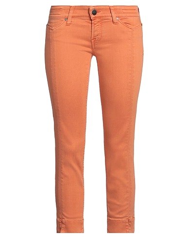 JACOB COHЁN Denim trousers Orange 61% Lyocell, 30% Cotton, 7% Elastomultiester, 2% Elastane