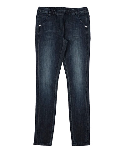 MANILA GRACE DENIM Denim trousers Blue 76% Cotton, 22% Polyester, 2% Elastane