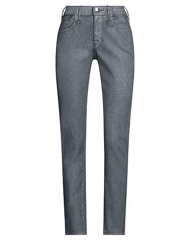 JACOB COHЁN Denim trousers Lead 68% Cotton, 21% Polyester, 10% Resin, 1% Elastane