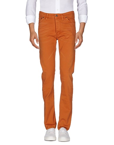 DRYKORN Denim trousers Brown 98% Cotton, 2% Elastane